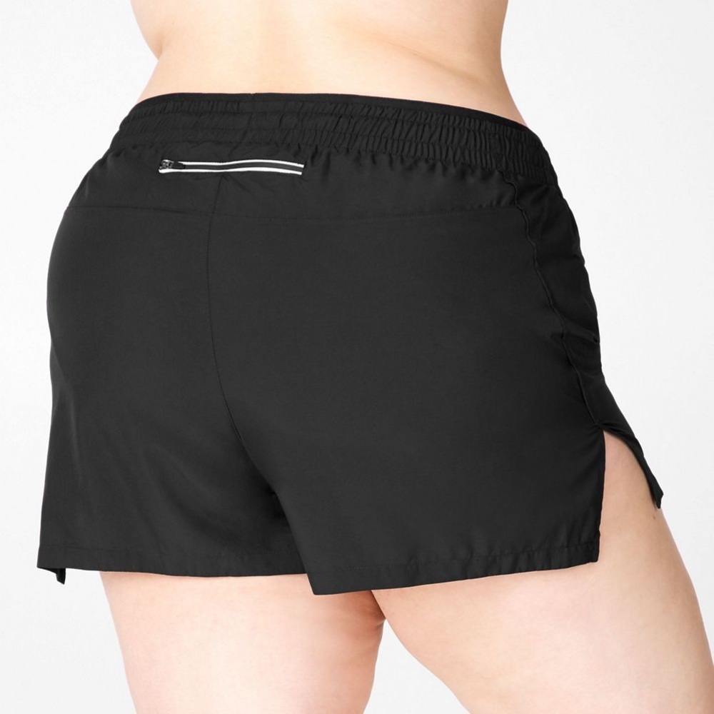 Black athletic running shorts Fabletics pocket!